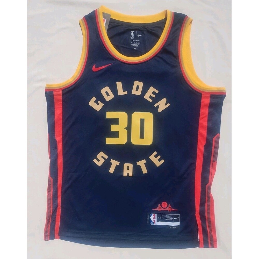 Golden State Warriors Curry City  Jersey Size 52 X Large